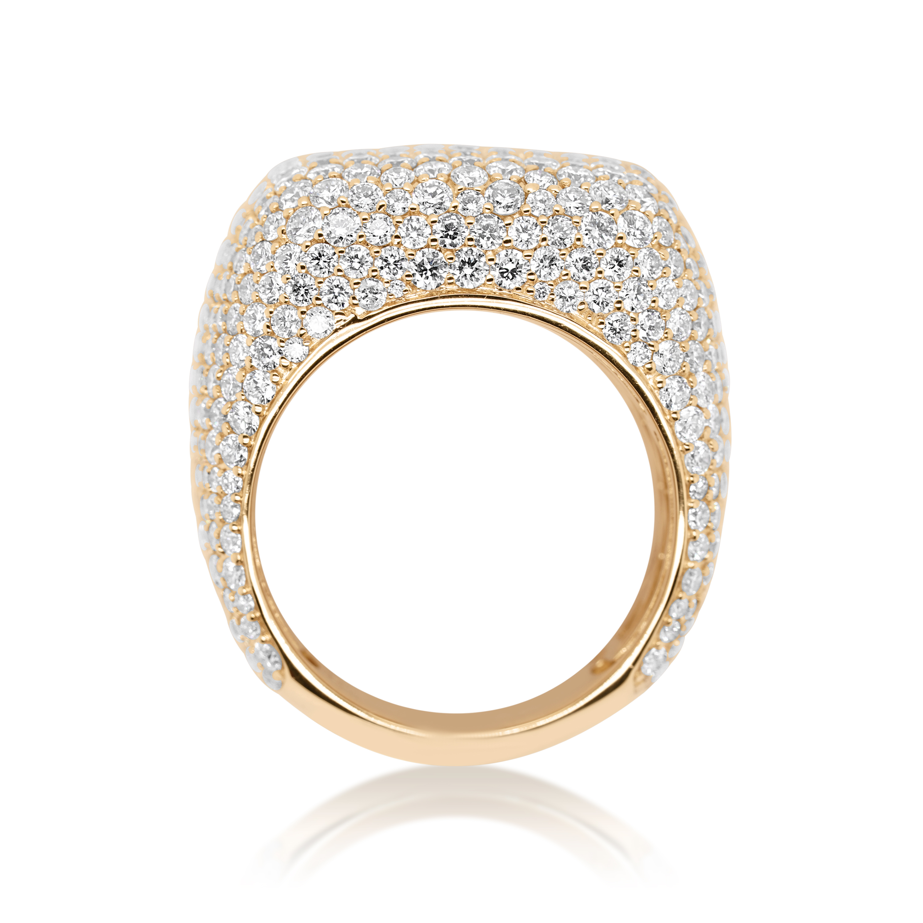 Diamond Ring 11.51 ct. 14K White Gold